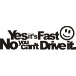 YES IT'S FAST NO YOU CAN'T DRIVE IT